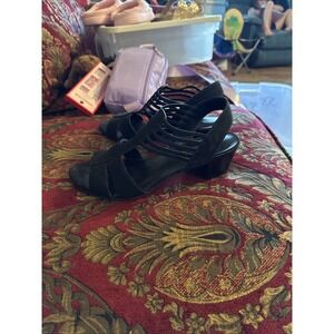 Pesaro Leanne Sandal Womens Size 9 Black